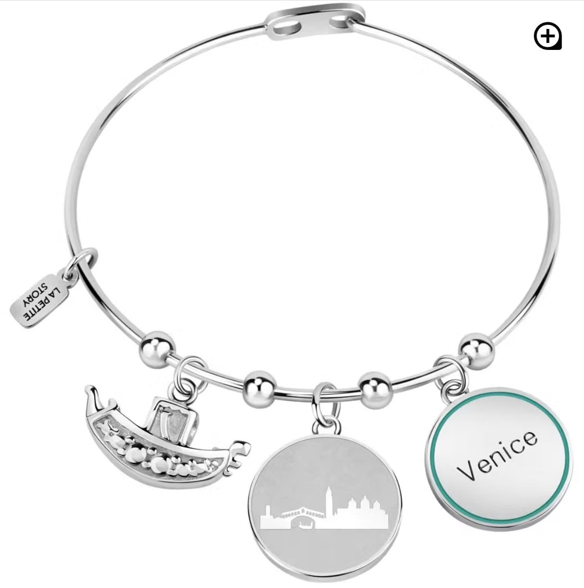 Bracciale Donna La Petite Story rigido con charm Venezia