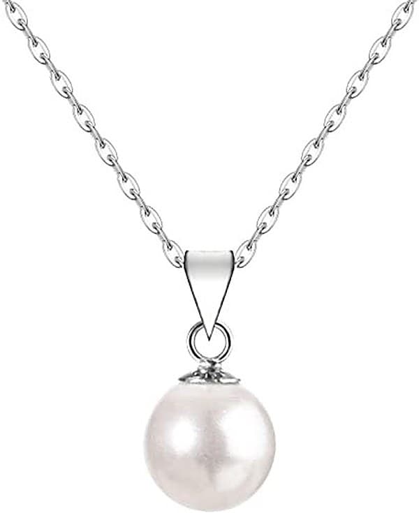 Collana Donna Ego in acciaio inox con perla