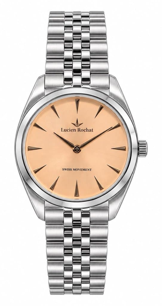 Orologio Uomo Lucien Rochat con quadrante champagne e bracciale in acciaio