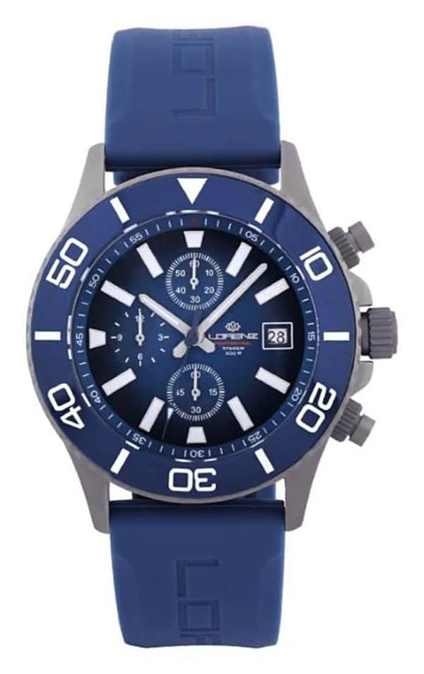 Orologio Uomo Lorenz diver blu con cinturino blu